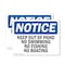 Signmission Keep Out Of Pond No Swimming No Fishing No Boating OSHA Notice Sign, Plastic, 10in W x 7in L, 2PK OS-2PACK-NS-P-710-L-13850 - alternate 1
